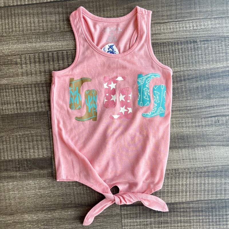 Youth Roper Pendleton Round-Up Boot Tie Tank Top