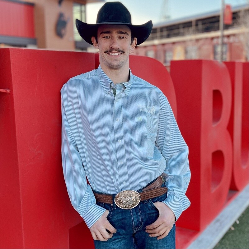 Men&#39;s Cinch Pendleton Round-Up Mint/White Tencel Long Sleeve Button Up