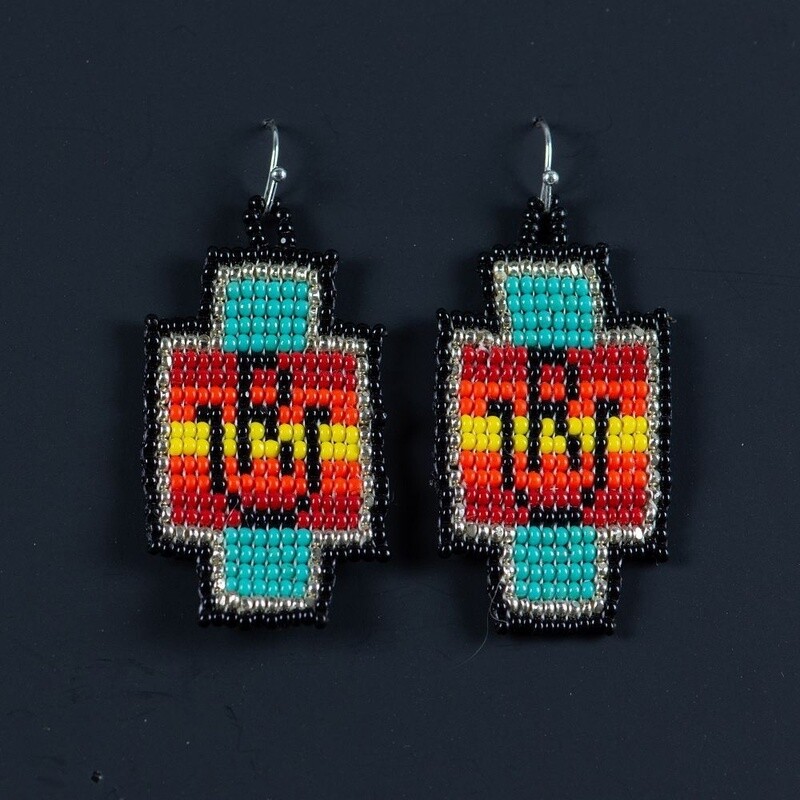 Pendleton Round-Up Beaded Earrings