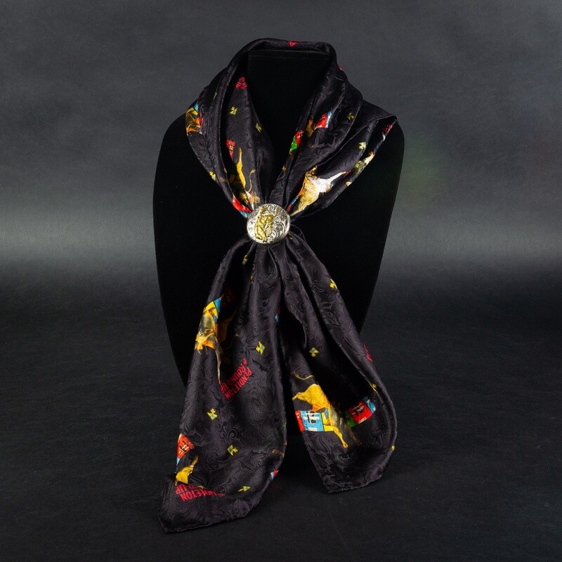 Pendleton Round-Up 2022 Rowdy Barry Silk Scarf