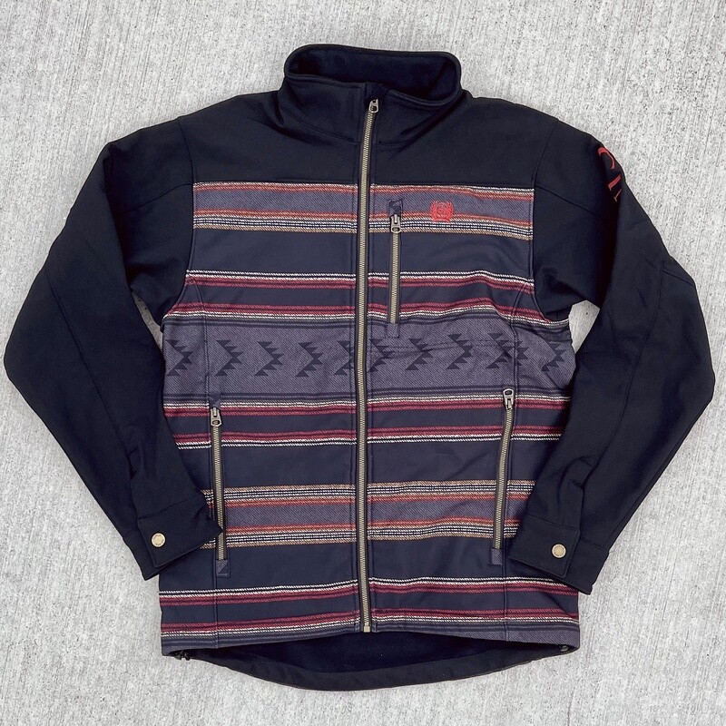 Men&#39;s Cinch Pendleton Round-Up Black/Red Conceal Carry Jacket