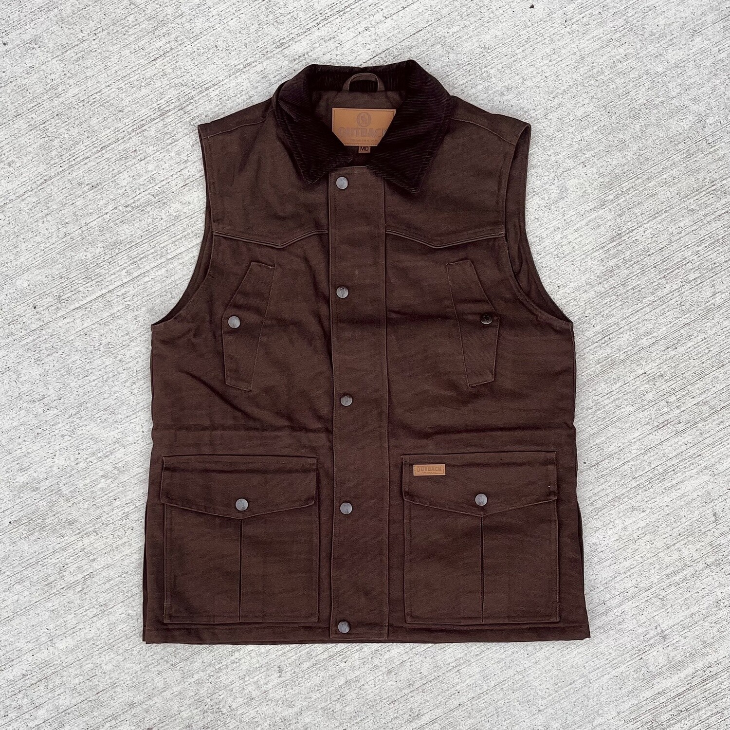 Men&#39;s Outback Pendleton Round-Up Cattleman Vest