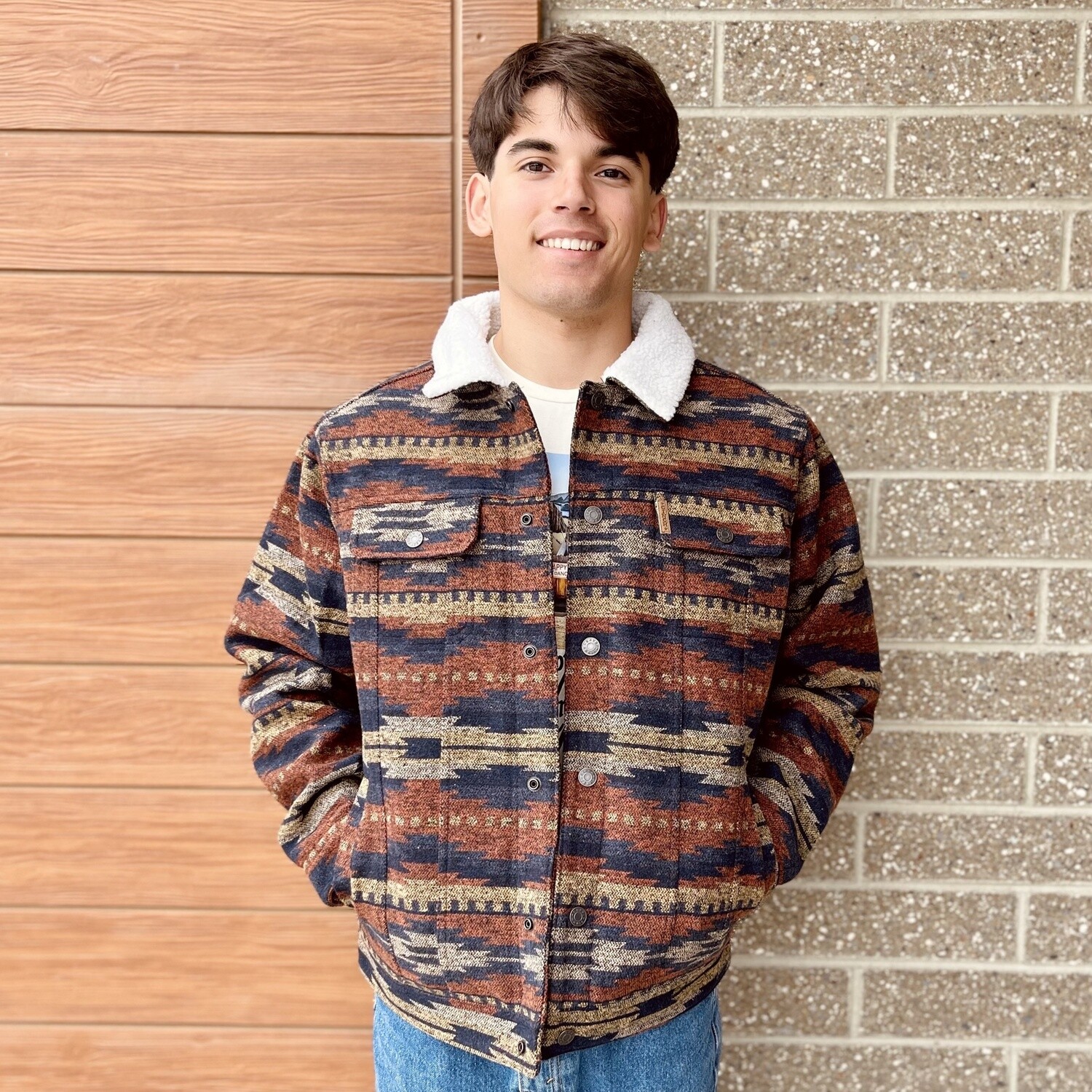 Men&#39;s Cinch Pendleton Round-Up Wooly Trucker Jacket