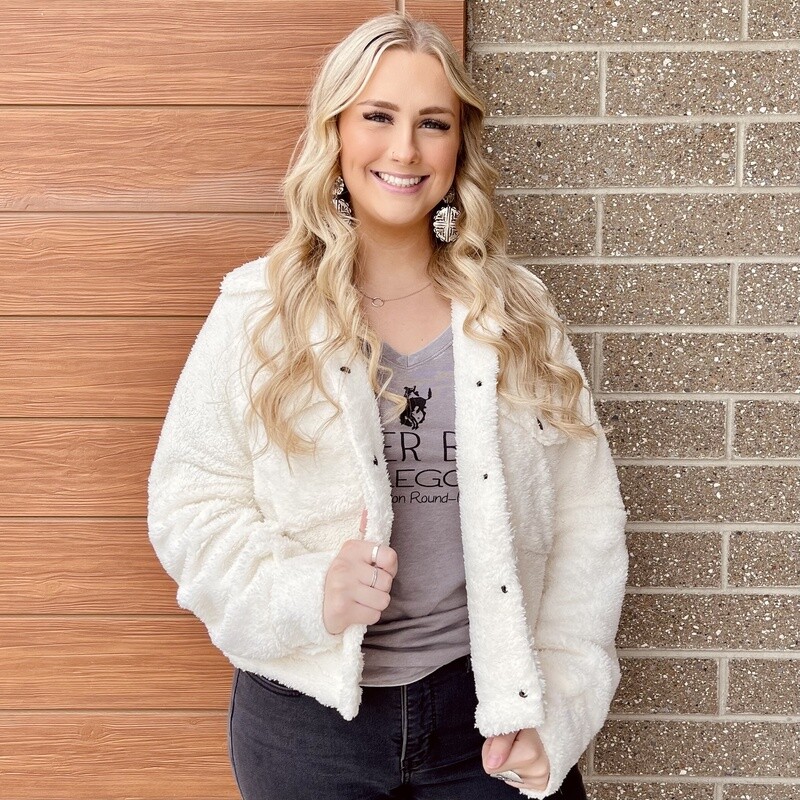 Ladies Stetson Pendleton Round-Up Faux Fleece Jacket