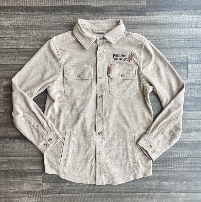 Men&#39;s Cinch Pendleton Round-Up Khaki Shirt Jacket