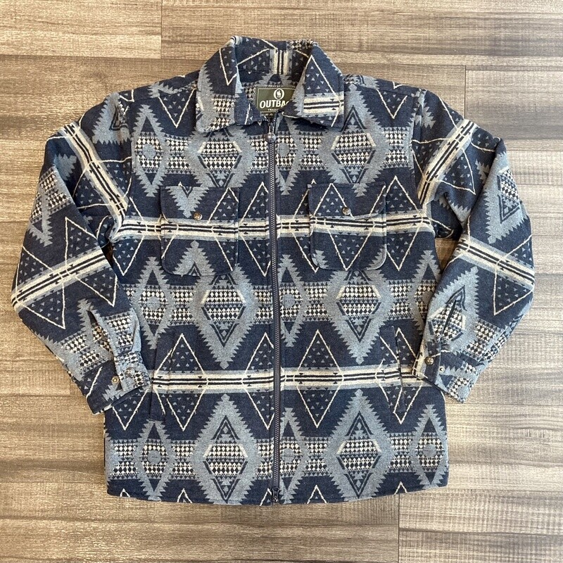 Men&#39;s Outback Navy Koda Pendleton Round-Up Jacket