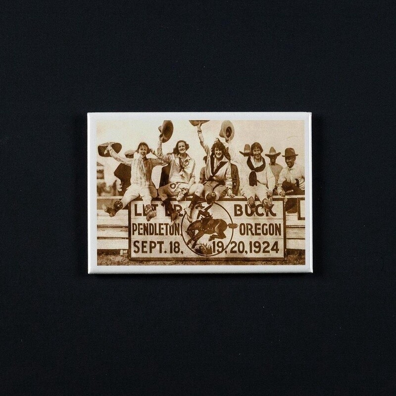 Pendleton Round-Up Four Cowgirl Magnet