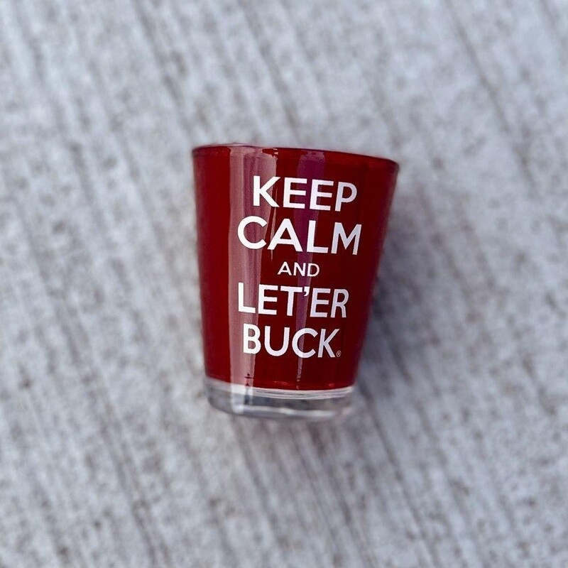 Pendleton Round-Up Keep Calm Shot Glass