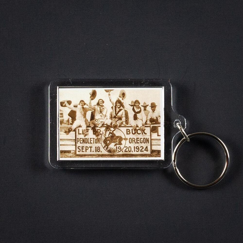 Pendleton Round-Up Four Cowgirl Keychain