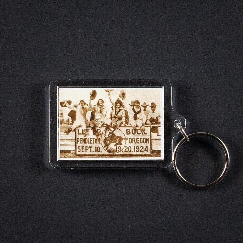 Pendleton Round-Up Four Cowgirl Keychain