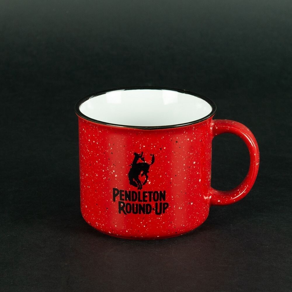 Red and Black Pendleton Round-Up Campfire Mug