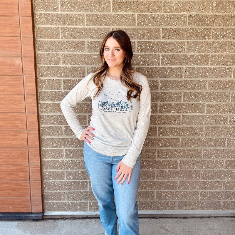 Ladies Pendleton Round-Up Dragonite Long Sleeve Tee