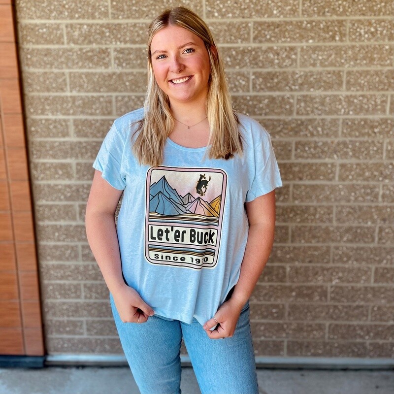 Ladies Pendleton Round-Up Passing Lane Tee