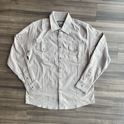 Men&#39;s Outback Pendleton Round-Up Gray Everett Shirt