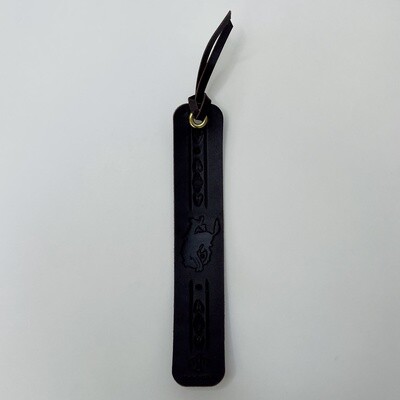 Pendleton Round-Up Dark Brown Leather Bookmark
