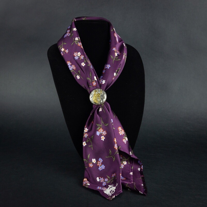 Pendleton Round-Up Cruel Purple Floral Wild Rag