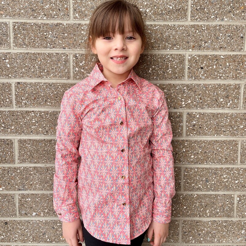 Youth Cruel Pendleton Round-Up Long Sleeve Floral Snap