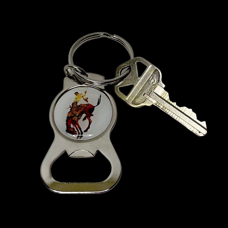 Pendleton Round-Up Full Color Bottle Opener Keychain