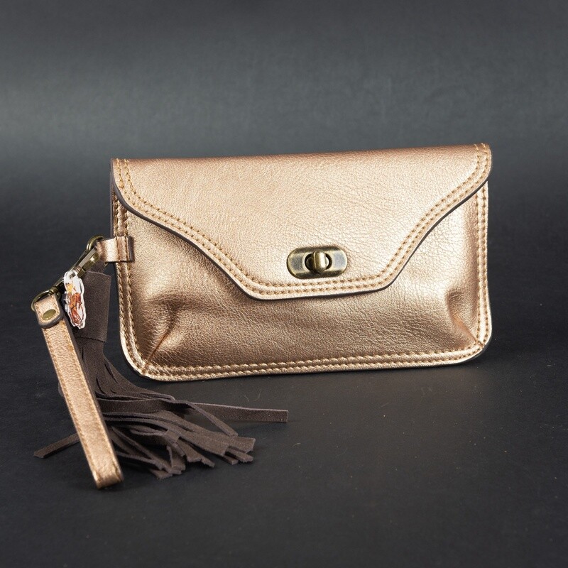 Pendleton Round-Up Catchfly Studio Wristlet/Crossbody- Rose Gold