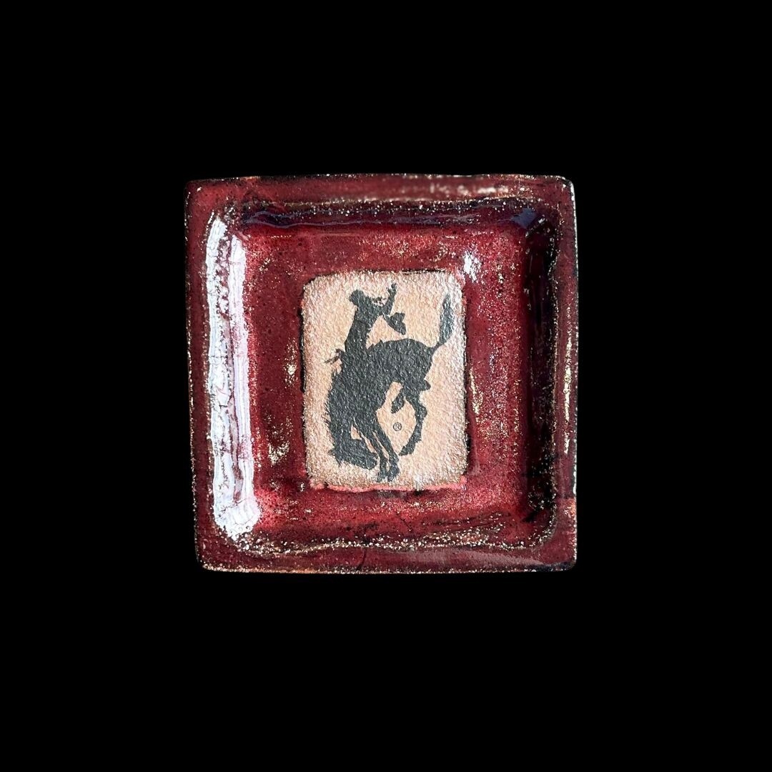 Small Pendleton Round-Up Square Pottery Tray