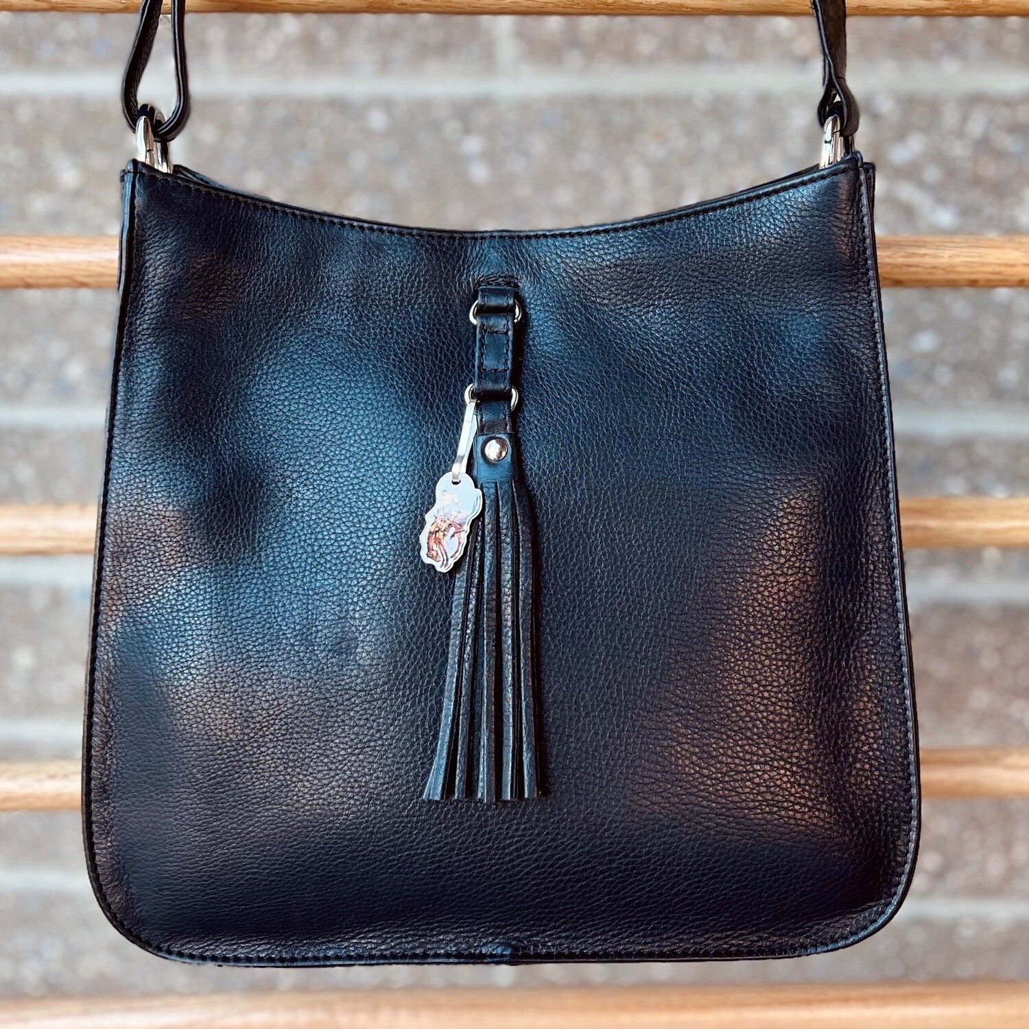 Pendleton Round-Up Feed Bag Purse, Color: Black