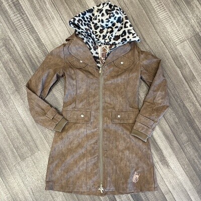 Ladies MontanaCo Pendleton Round-Up Faux Leather Jacket