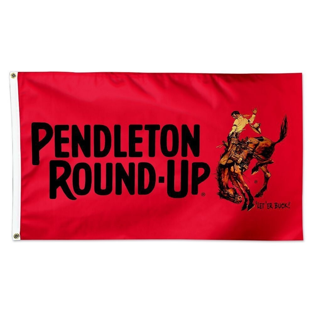 Pendleton Round-Up Double Sided Flag