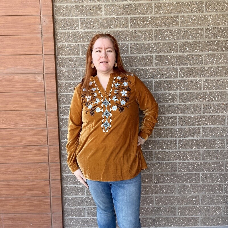 Ladies Roper Pendleton Round-Up Velvet Tunic