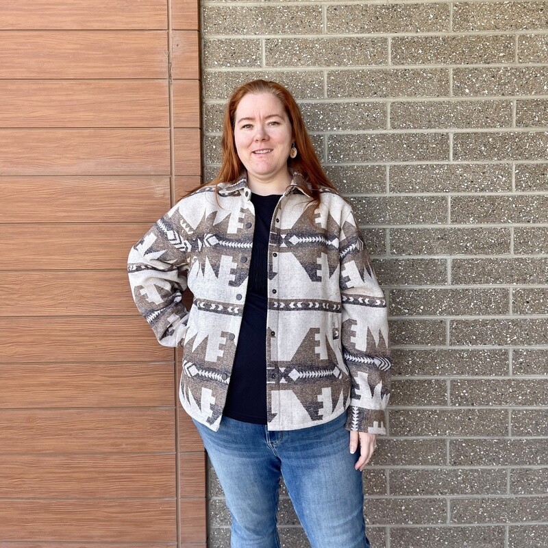 Ladies Outback Pendleton Round-Up Daphne Shirt Jacket