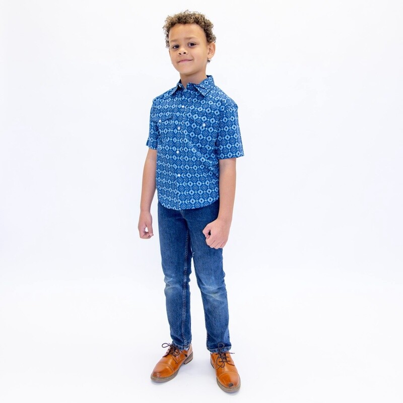 Youth Roper Pendleton Round-Up Short Sleeve Button Up