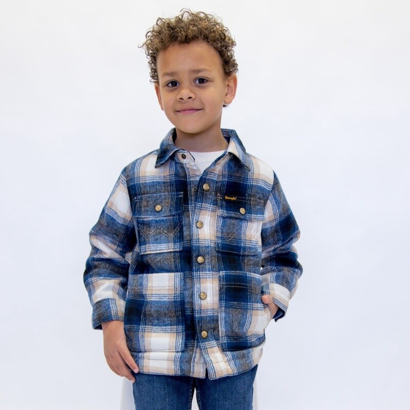 Youth Wrangler Pendleton Round-Up Flannel Shirt Jacket