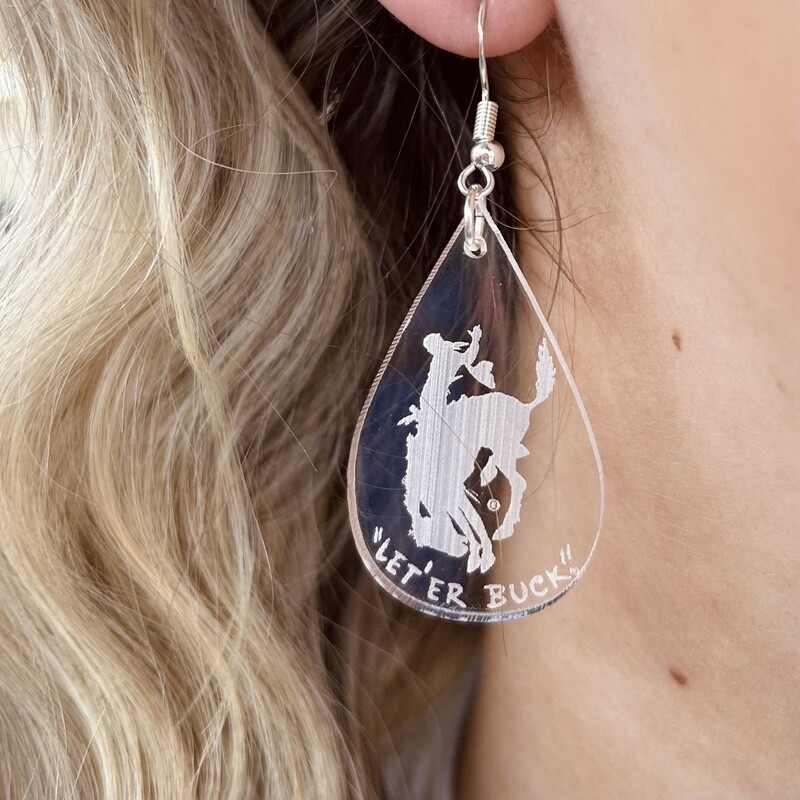 Pendleton Round-Up Acrylic Teardrop Earrings