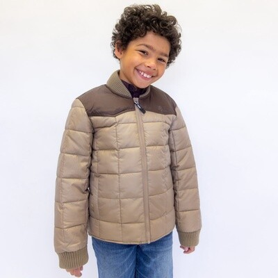Youth Roper Pendleton Round-Up Tan Quilted Jacket