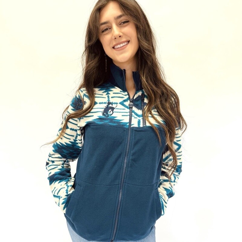 Ladies Outback Pendleton Round-Up Rita Full Zip Fleece