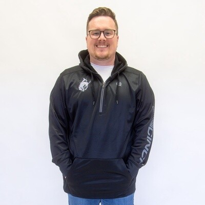Men's Cinch Pendleton Round-Up Black 1/4 Zip Hoodie