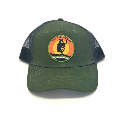 Pendleton Round-Up Olive Silicone Patch Hat
