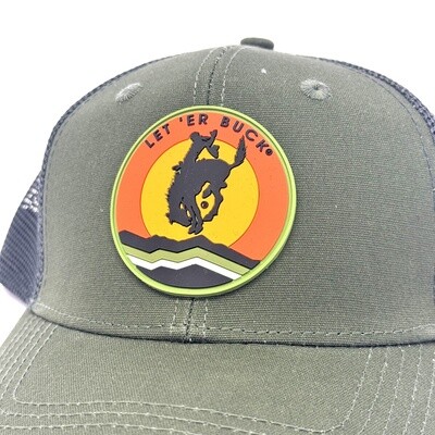 Pendleton Round-Up Olive Silicone Patch Hat