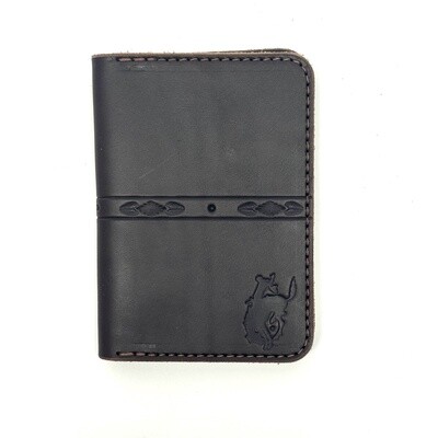 Pendleton Round-Up Dark Brown Leather Passport Wallet