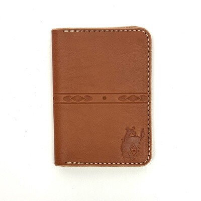 Pendleton Round-Up Saddle Tan Leather Passport Wallet
