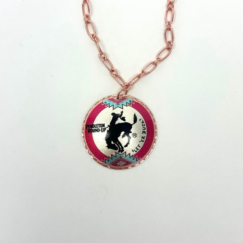 Pendleton Round-Up Southwest Bronco Necklace