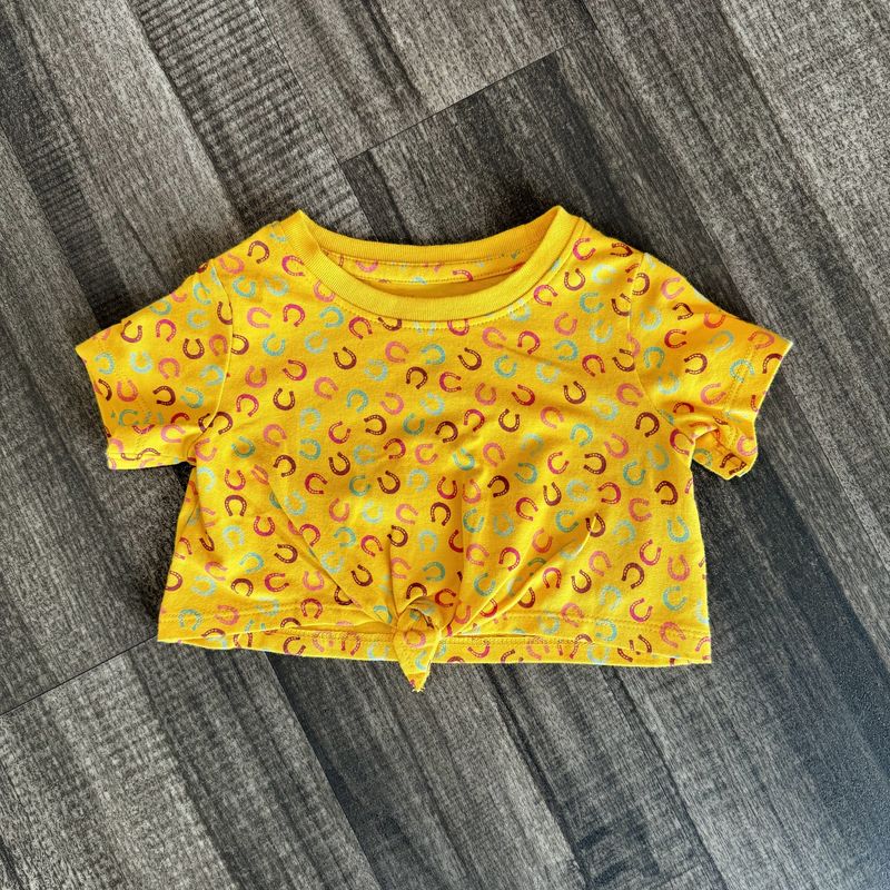 Infant Girls Wrangler Pendleton Round-Up Front Tie Tee