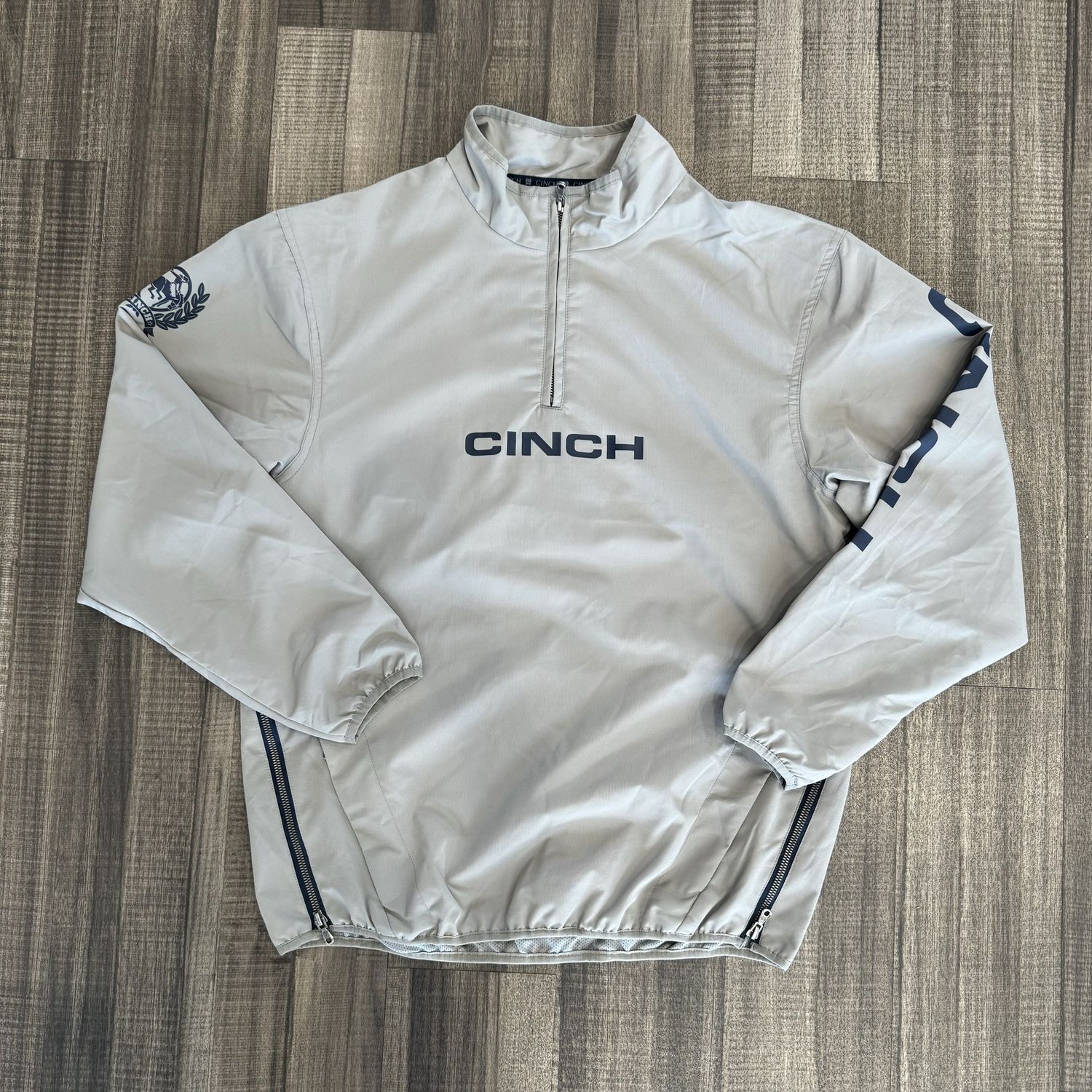Men&#39;s Cinch Pendleton Round-Up Gray Windbreaker