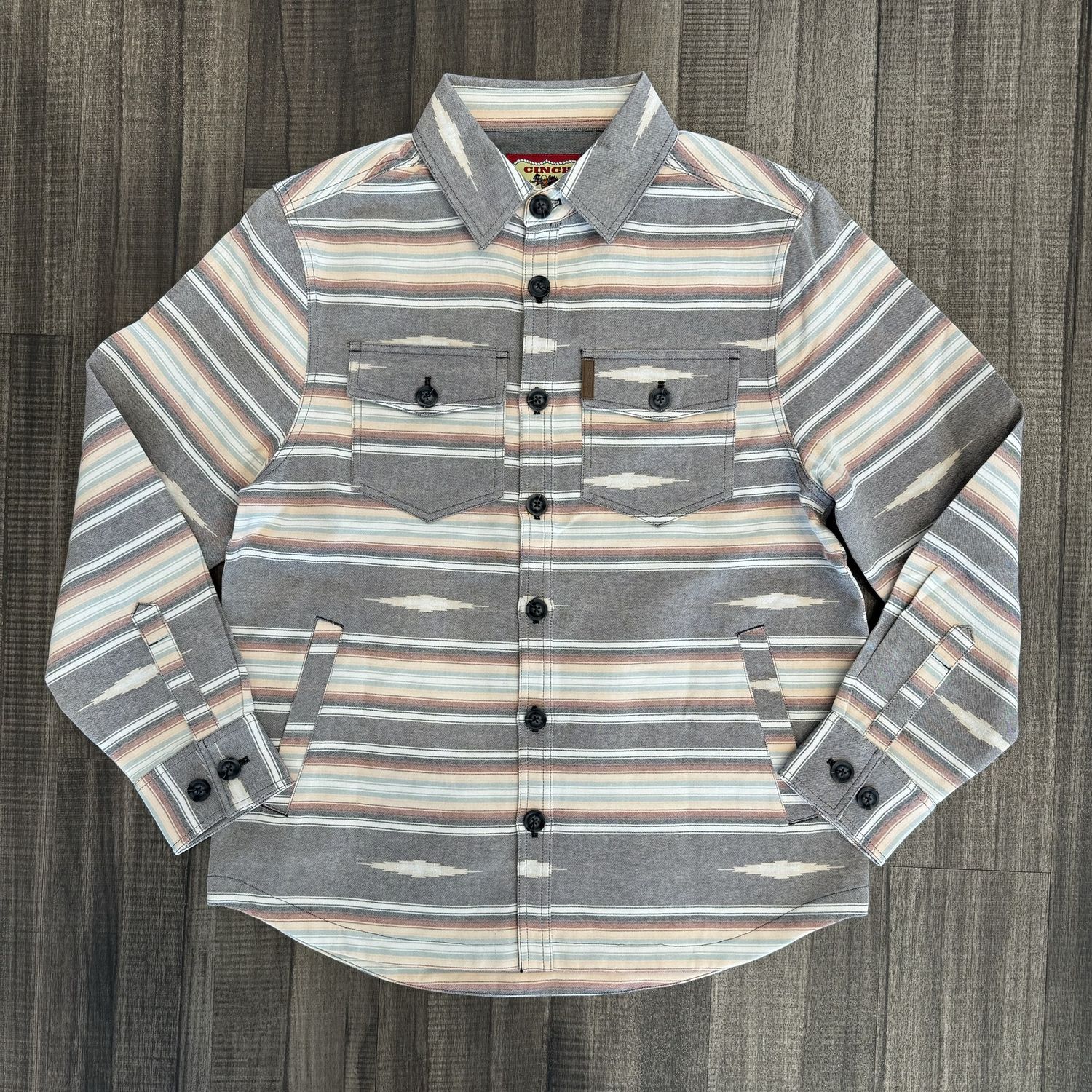 Men&#39;s Cinch Pendleton Round-Up Jacquard Shirt Jacket