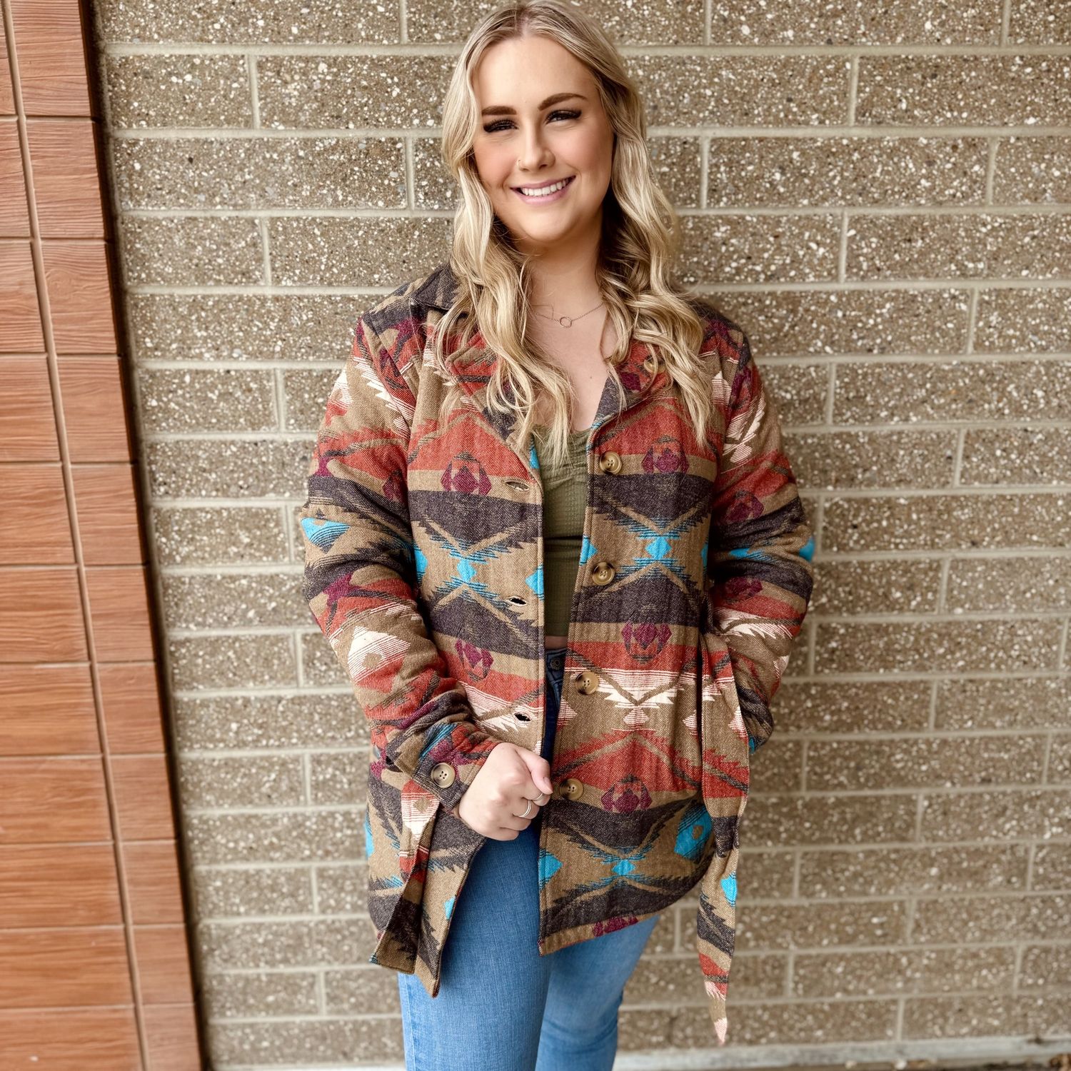 Ladies Outback Pendleton Round-Up Valarie Belted Jacket