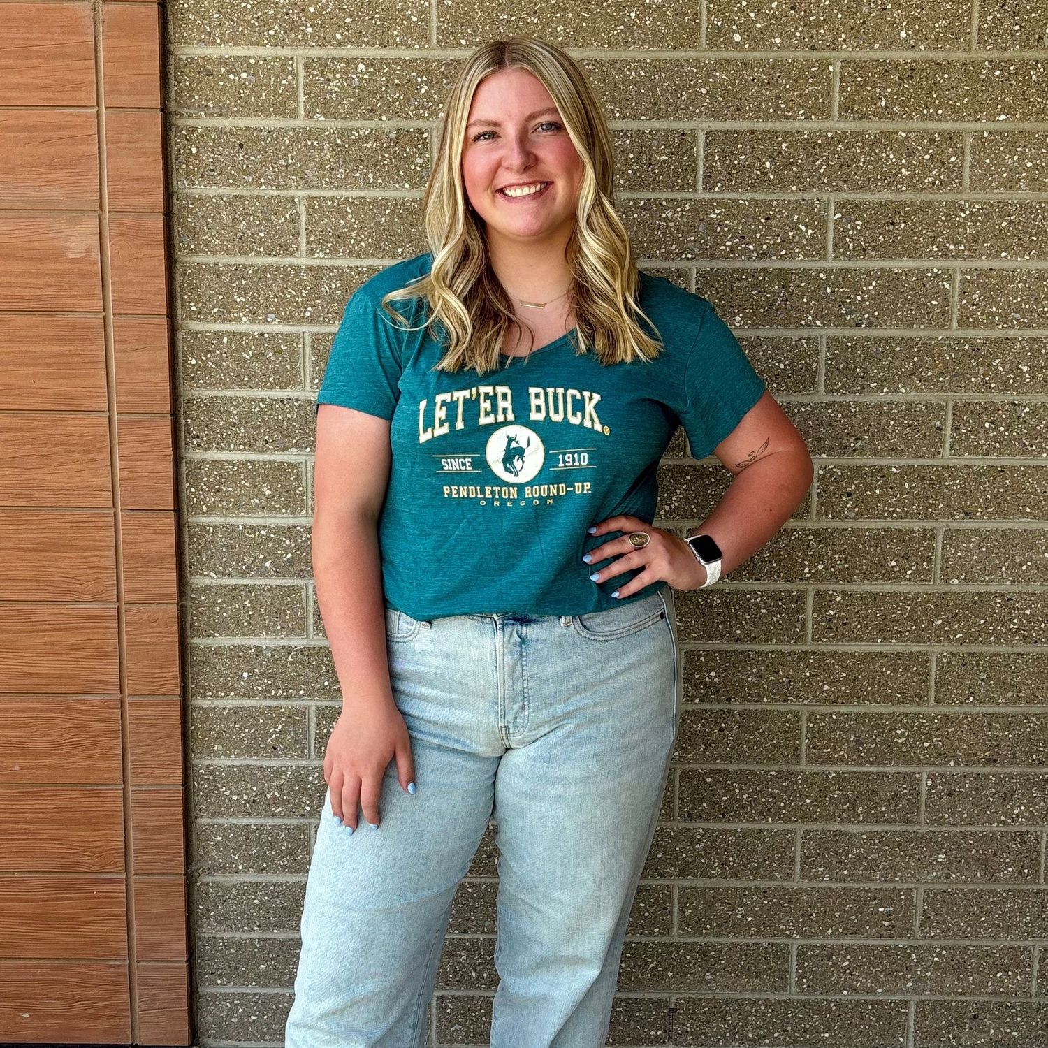Ladies Pendleton Round-Up Walkup Tee