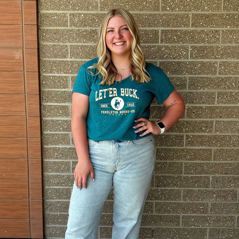 Ladies Pendleton Round-Up Walkup Tee