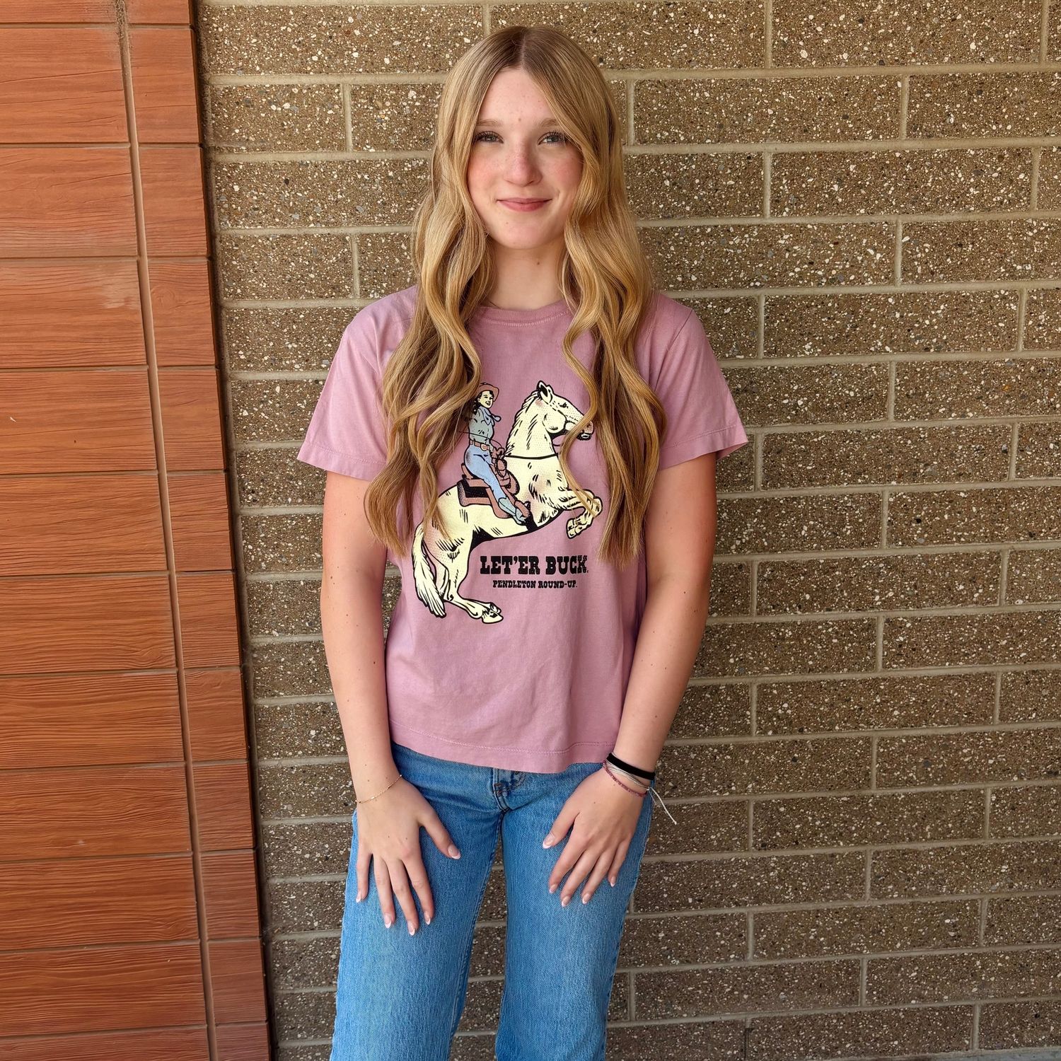 Ladies Pendleton Round-Up Jump Around Tee