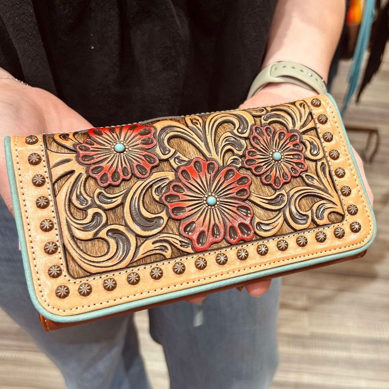 Pendleton Round-Up Ariat Lorelei Leather Clutch