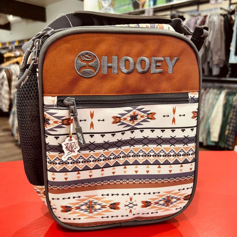 Happy Canyon Hooey Cream Aztec Print Lunch Box