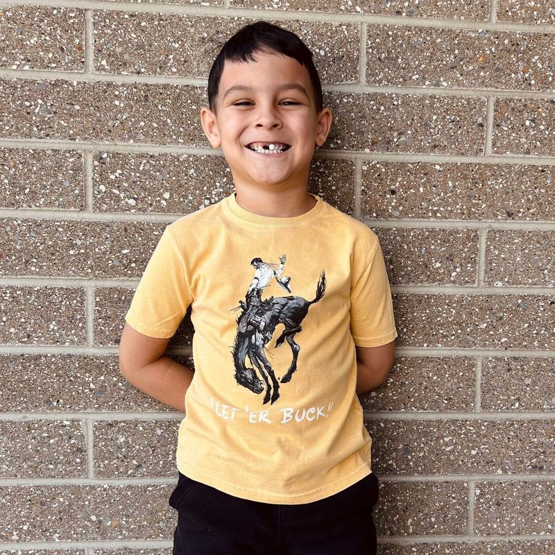 Youth Pendleton Round-Up Mustard Tee